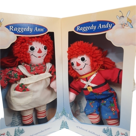 Hasbro Other - Vintage Raggedy Ann and Andy Dolls Special Edition 1997 By‎ Johnny Gruelle
